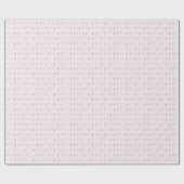 Fun Retro Weihnachtsbeleuchtung Blassrosa Weihnach Geschenkpapier (Flach)