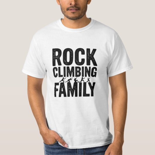Fun Rock Climbing Designs T-Shirt (Vorderseite)