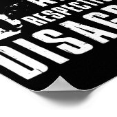 Fun Rock Climbing Kunst für Männer Frauen im Bould Poster (Ecke)