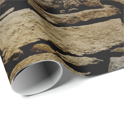 Fun Rock Muster Packpapier (Rolleneckpunkt)