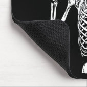 Fun Rocker Skeleton Hand Rock on Costume Halloween Mousepad (Ecke)