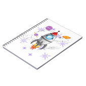 Fun Rocket Ship Space Stars Planets Notizblock (Linke Seite)