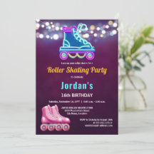 Fun Roller Skaten Birthday Party