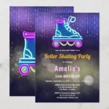 Fun Roller Skaten Birthday Party