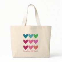 Fun rosa farbenfrohe Herztochter der Braut Hochzei