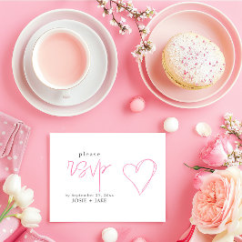 Fun rosa Liebe Herzklammer uAwg Begleitkarte