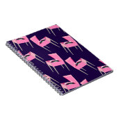 Fun Rosa Retro Record Notizblock (Rechte Seite)