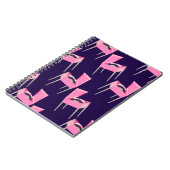 Fun Rosa Retro Record Notizblock (Linke Seite)