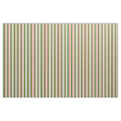 Fun-Rot, Weiß, grüner Streifen Stoff (Yard (91,4 cm))