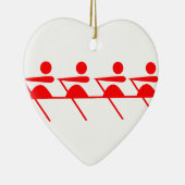 Fun Rowing Club Keramik Ornament (Rechts)