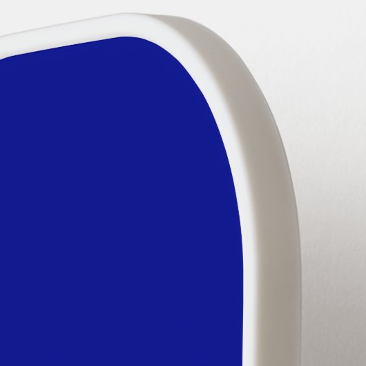 Fun Royal Blue Slim White Racing Stripese Pickleball Schläger (Linke Seite)