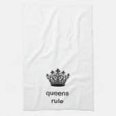 Fun Royal "Queens Rule" Geschirrtuch (Vertikal)