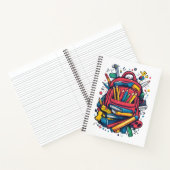 Fun Rucksack-Schulbedarf für Notebooks Notizblock (Innenseite)