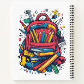 Fun Rucksack-Schulbedarf für Notebooks Notizblock (Rückseite)