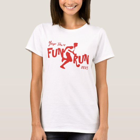 Fun Run Design T-Shirt (Vorderseite)