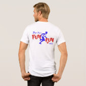 Fun Run Design Tri-Blend Shirt (Rückseite voll)