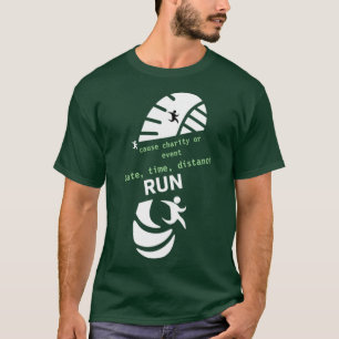 Fun Run Event verursacht Werbeaktion Wohltätigkeit T-Shirt