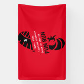 Fun Run Event verursacht Wohltätigkeit Werbeaktion Banner (Vertikal)