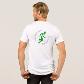 Fun Run / Marathon / Sport Day Design Tri-Blend Shirt (Rückseite voll)