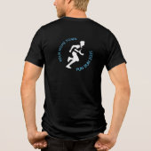 Fun Run / Marathon / Sport Day Design Tri-Blend Shirt (Rückseite)