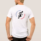 Fun Run / Marathon / Sport Day Design Tri-Blend Shirt (Rückseite)