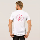 Fun Run / Marathon / Sport Day Design Tri-Blend Shirt (Rückseite voll)