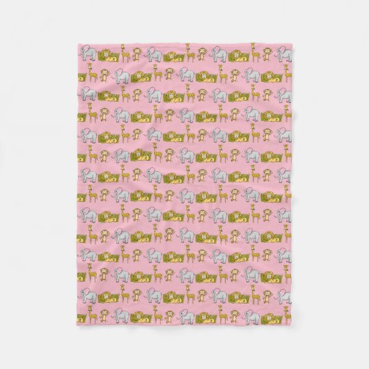 Fun Safari Fleece Blanket (Vorderseite)