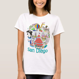 Fun San Diego Kalifornien T-Shirt