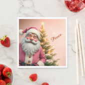 Fun Santa Claus Holiday Themed Serviette (Beispiel)