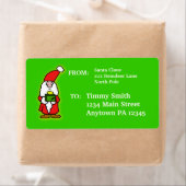 Fun Santa Claus Shipping Labels (Insitu)