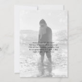 Fun Santa Claus Weihnachts Beach Party Einladung (Rückseite)