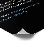 Fun Sarcasm T1d Diabetes Definition Bewusstsein Poster (Ecke)