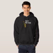 Fun saxophone  for players hoodie (Vorne ganz)