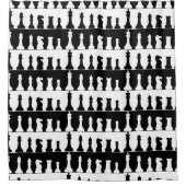 Fun Schachspiel Duschvorhang (Vorderseite)