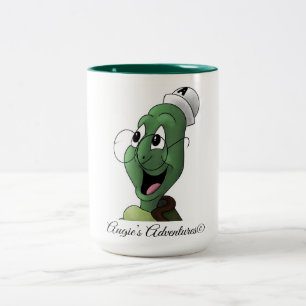 Fun Schildkröte Tasse! Zweifarbige Tasse