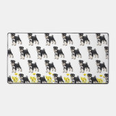 Fun Schnauzer Desk Mat Schreibtischunterlage (Vorderseite)
