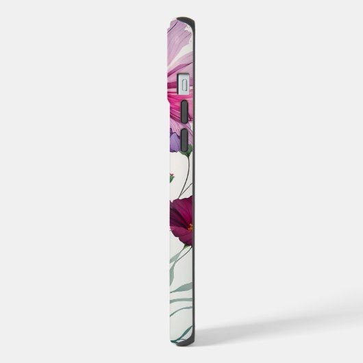 Fun Schöne Cosmos Garden Blume Blumen iPhone Hülle (Linke Seite)