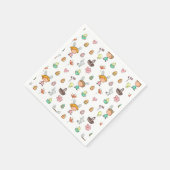 Fun Schönes Ostereier Jagd Party Serviette (Ecke)