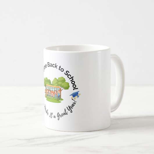 Fun School Bus Ride Mug Kaffeetasse (VorderseiteRechts)