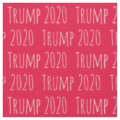 Fun Schriftart Donald Trump 2020 Muster Stoff (Nahaufnahme)