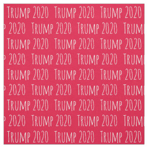 Fun Schriftart Donald Trump 2020 Muster Stoff