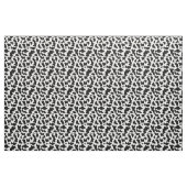 Fun Schwarz-Weiß-Kuh-Druckmuster Stoff (Yard (91,4 cm))