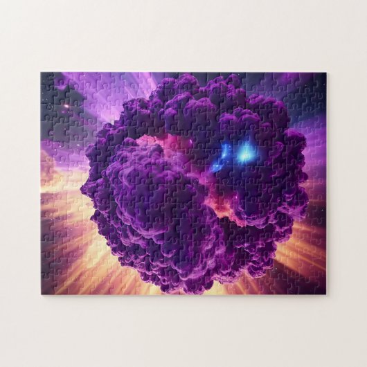 Fun Science Fiction Galactic Lila Cloud Puzzle (Horizontal)