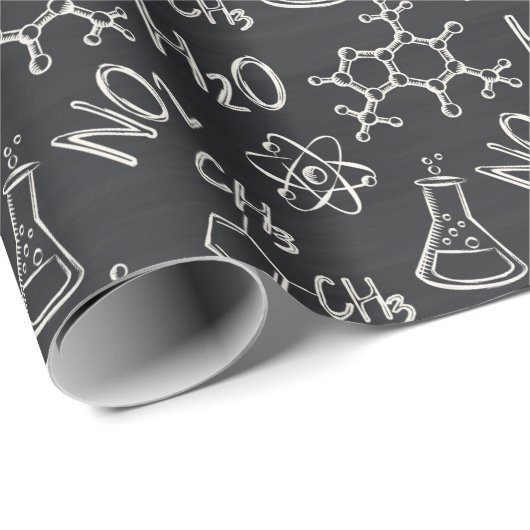 Fun Science Geschenkpapier (Rolleneckpunkt)
