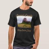 Fun Scottish Maclean Clans Duart Castle Landschaft T-Shirt (Vorderseite)