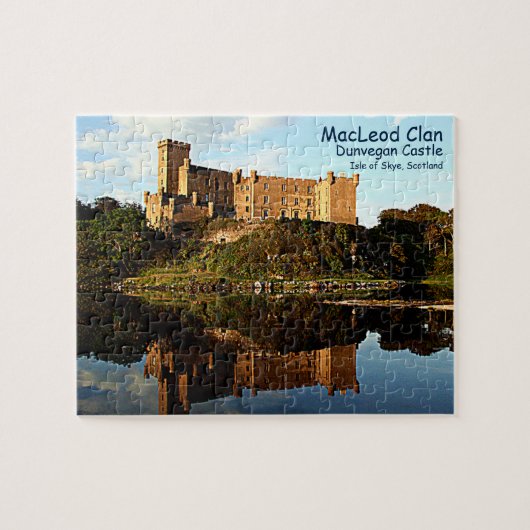 Fun Scottish MacLeod Clans Dunvegan Castle Puzzle (Horizontal)