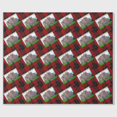 Fun Scottish Ramsay Clan Skewed Tartan Geschenkpapier (Flach)