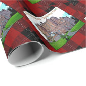 Fun Scottish Ramsay Clan Skewed Tartan Geschenkpapier (Rolleneckpunkt)