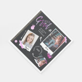 Fun Scrapbook Foto Album Notebook dann & Now Grad Serviette (Ecke)