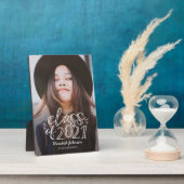 Fun Script Abschluss Foto Plaque Fotoplatte (Seite)